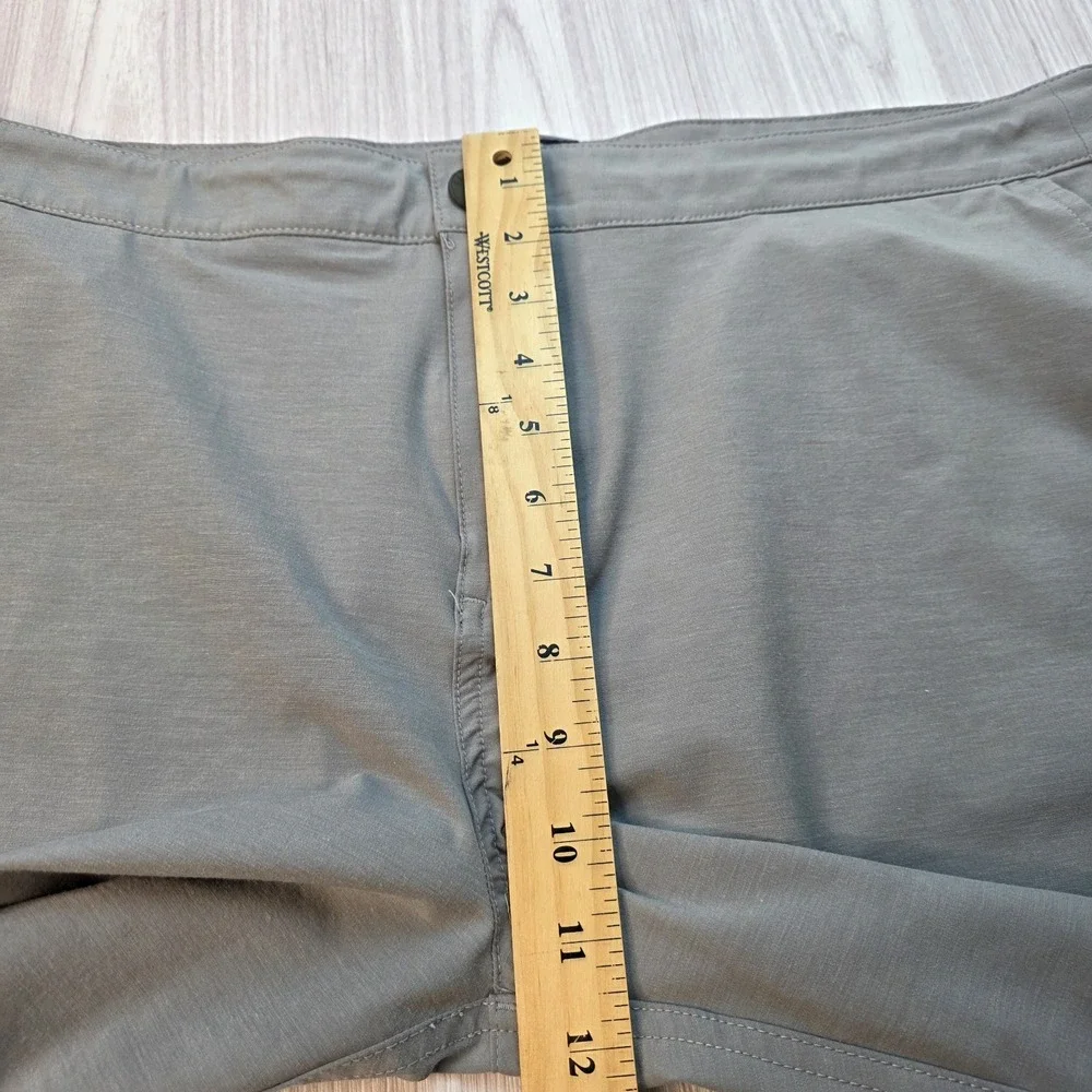 Faherty Shorts Men's 38 All Day Gray Chino‎ Active Casual Outdoor Drawstring